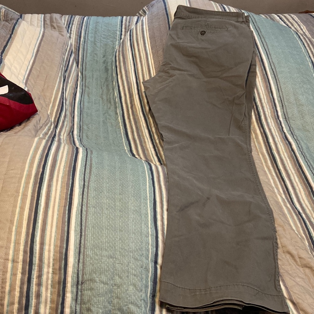 Women’s khakis.